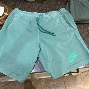Nike French Terry sweat shorts green color xxl
